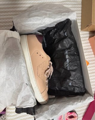 Zapatillas Armani Beige y Marrón