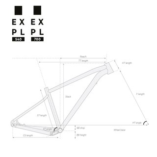 Bicicleta de montaña 29" aluminio Rockrider Explore 540
