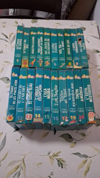 Colección VHS Les Aventures de Tintin (Catalán)