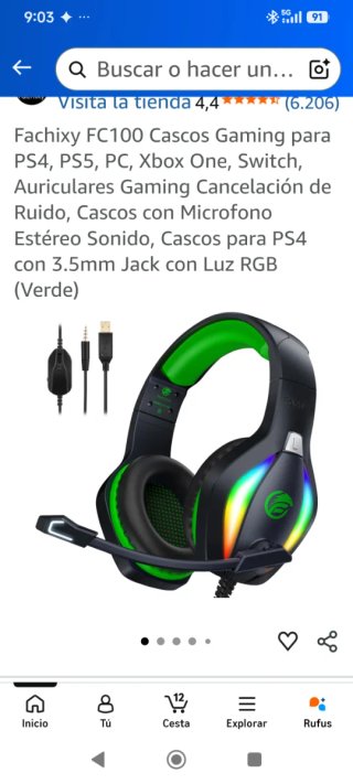 Cascos Gaming FachiXy FC-100