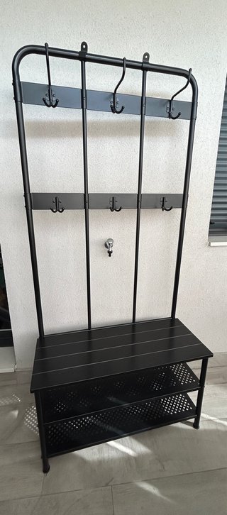 Perchero Ikea PINNIG Negro Metal