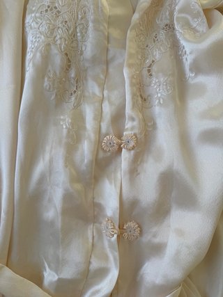 Conjunto camisón y bata beige Talla 42