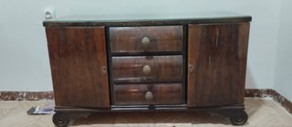 Mesa Comedor y Aparador Madera