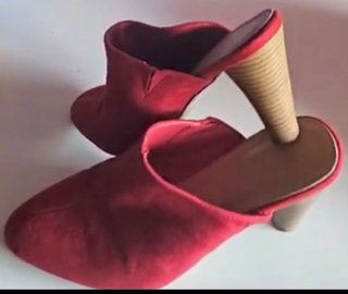 Lote de zapatos de tacón y cuña