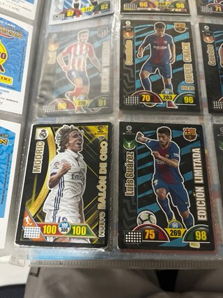 Álbum Panini Adrenalyn 2017-18 + Cartas