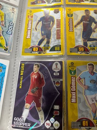 Álbum Panini Adrenalyn 2017-18 + Cartas