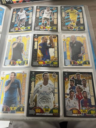 Álbum Panini Adrenalyn 2017-18 + Cartas