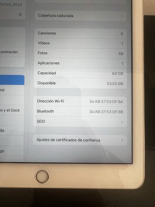 iPad Air 2 64GB + Funda Teclado Logitech