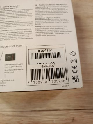 Válvula Termostática radiador Inteligente  Netatmo
