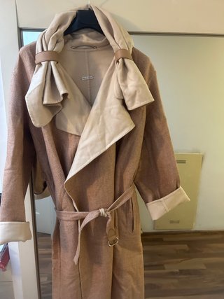 Cappotto Hermes Beige/Marrone double/face 38 FR
