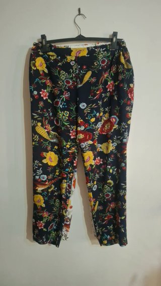 Set 2 pantaloni cotone con elastico e tasche later