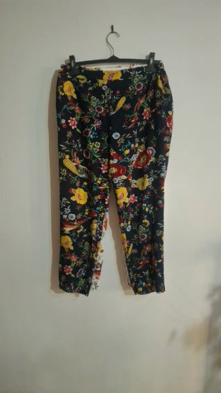 Set 2 pantaloni cotone con elastico e tasche later