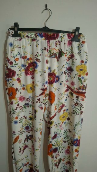 Set 2 pantaloni cotone con elastico e tasche later