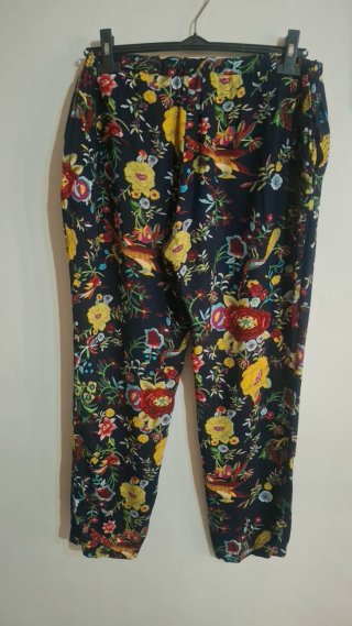 Set 2 pantaloni cotone con elastico e tasche later