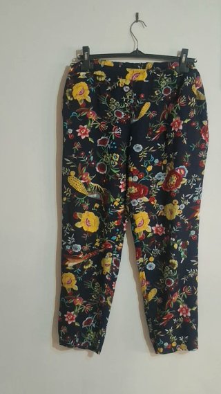 Set 2 pantaloni cotone con elastico e tasche later
