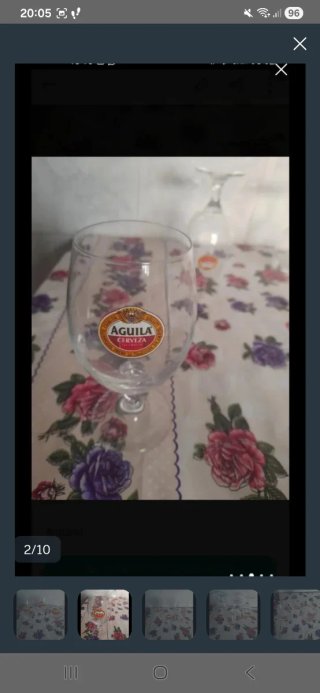 Juego 3 Copas Cerveza Aguila + Regalo, 12 eur.