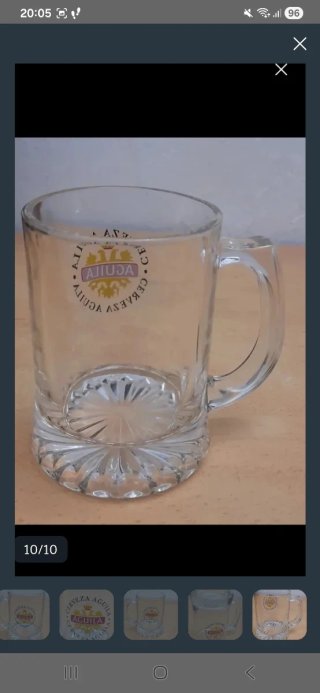 Juego 3 Copas Cerveza Aguila + Regalo, 12 eur.