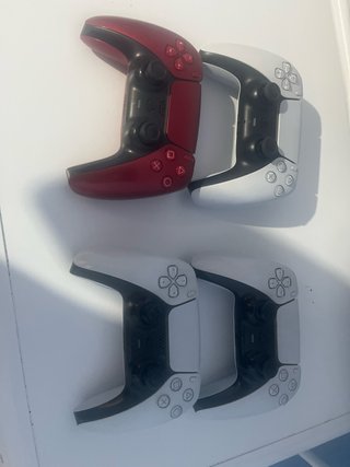 Controller PS5 Sony Rosso e Bianco