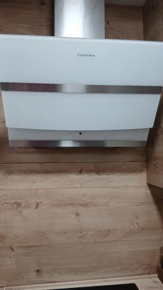 Campana extractora Ciarra blanca