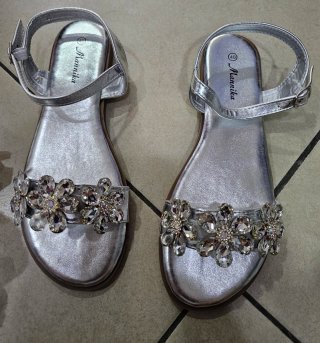 Sandali gioiello Mannika argento donna