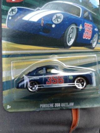 Hot Wheels Porsche 356 Outlaw Plata