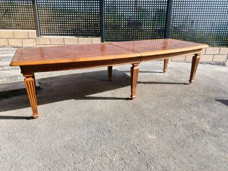 Mesa antigua de roble artesanal comedor o despacho