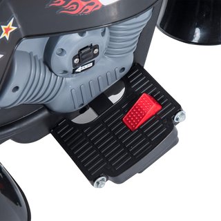 Mini Moto Eléctrica para Niños de 37-72 Meses 3 Ruedas Batería 6V PP Hierro, Velocidad 2.5Km/H, 92×53×67Cm