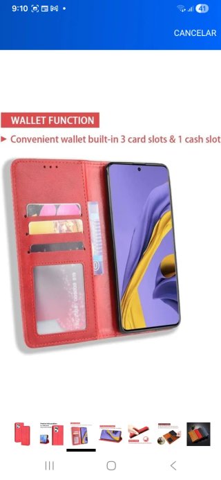 Funda EASSGU para OPPO Find X5 Pro Roja