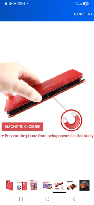 Funda EASSGU para OPPO Find X5 Pro Roja