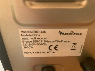 Horno eléctrico Moulinex 036