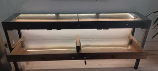 Vitrina expositora profesional LED