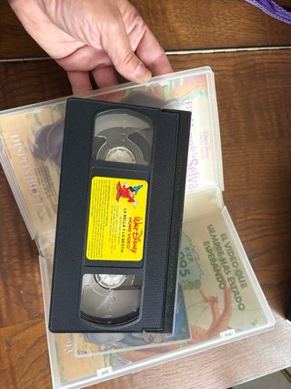 La Bella y la Bestia VHS Clásicos Disney