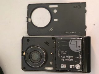 Teléfono LG Negro Vodafone