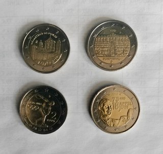 Lote 12 monedas 2€ conmemorativas