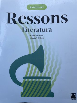 Ressons. Literatura 1 BATX