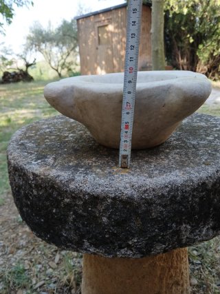 Mortero de mármol
