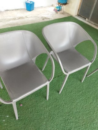 Sillas de terraza grises (pack de 10