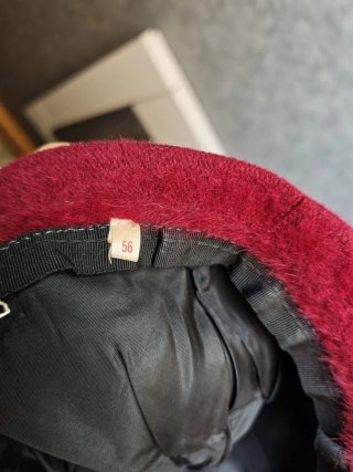 Sombrero de pelo rojo