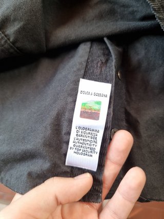 Dolce & Gabbana Camicia Velluto Nero