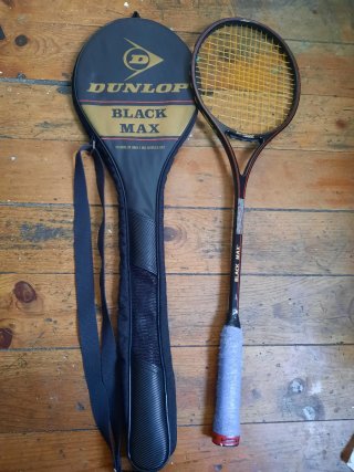 Raqueta Squash Dunlop Black Max + Funda