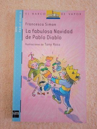 LOTE DE 9 LIBROS DE PABLO DIABLO (azules)