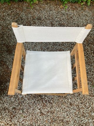 Silla Director Plegable Madera y Tela