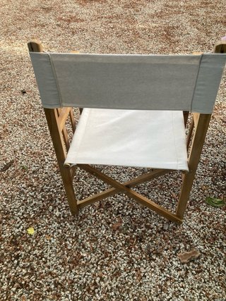 Silla Director Plegable Madera y Tela