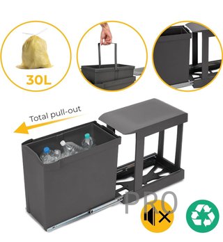 Contenedor de reciclaje para cocina - Emuca