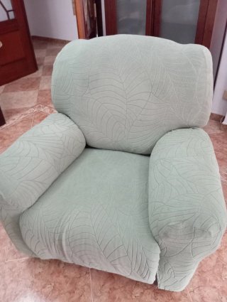 Sillón relax de piel