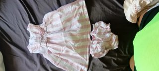 Lote 2 vestidos bebé