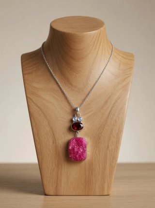 Collana Argento con Pietre Naturali
