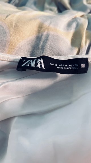 Falda larga ZARA blanca + bolso