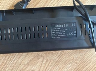 Plastificadora A4 Negra