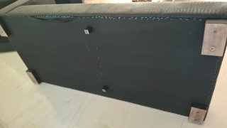 Diván Polipiel Negro